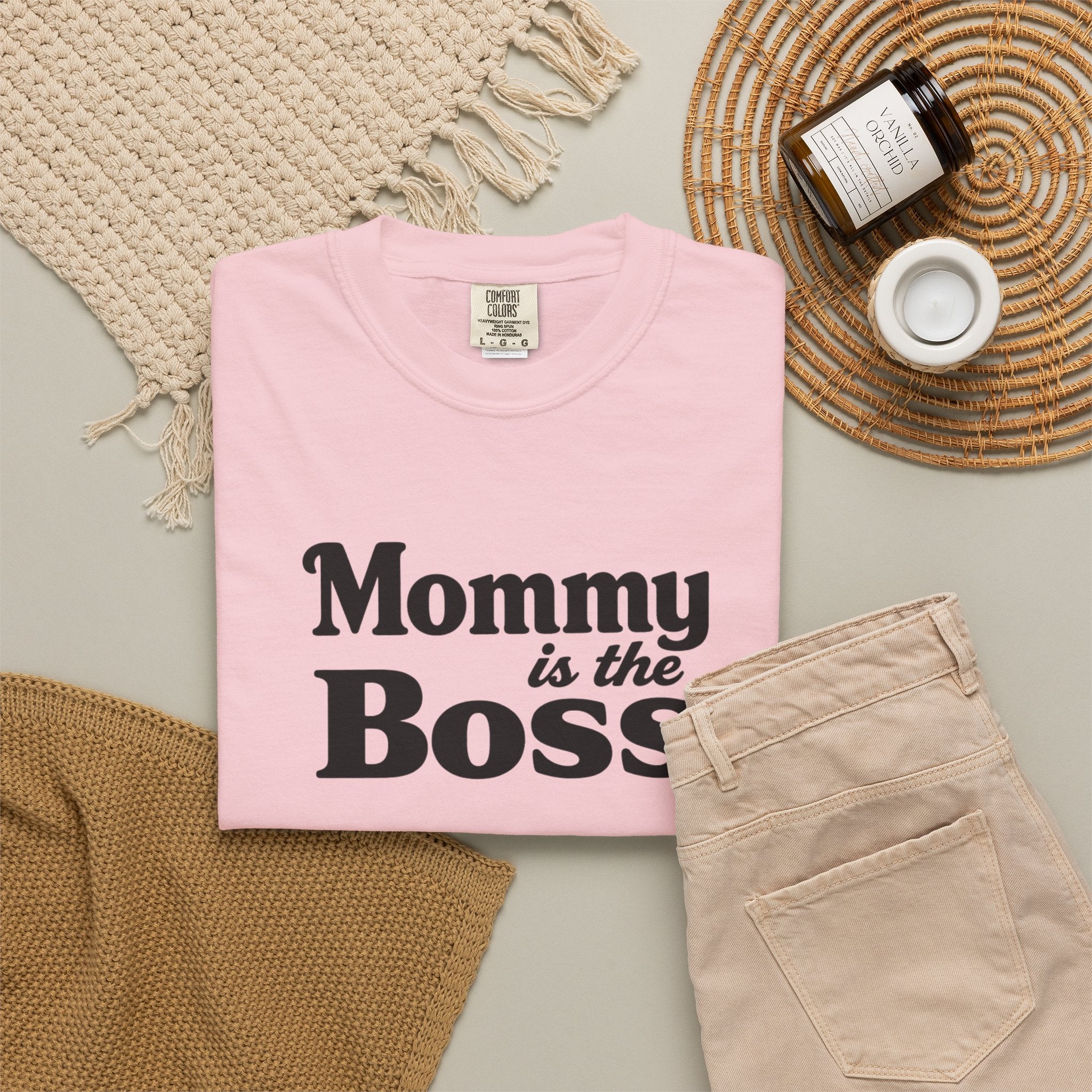Mommy Is The Boss T-Shirt — Funny Mother's Day Tee for Moms