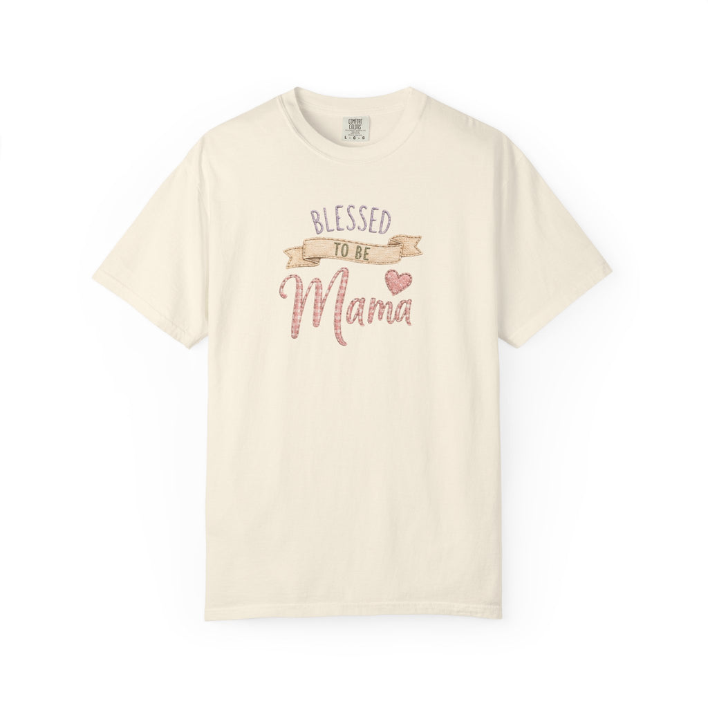 Blessed to Be Mama T-Shirt — Cute Mom Pregnancy Announcement Tee