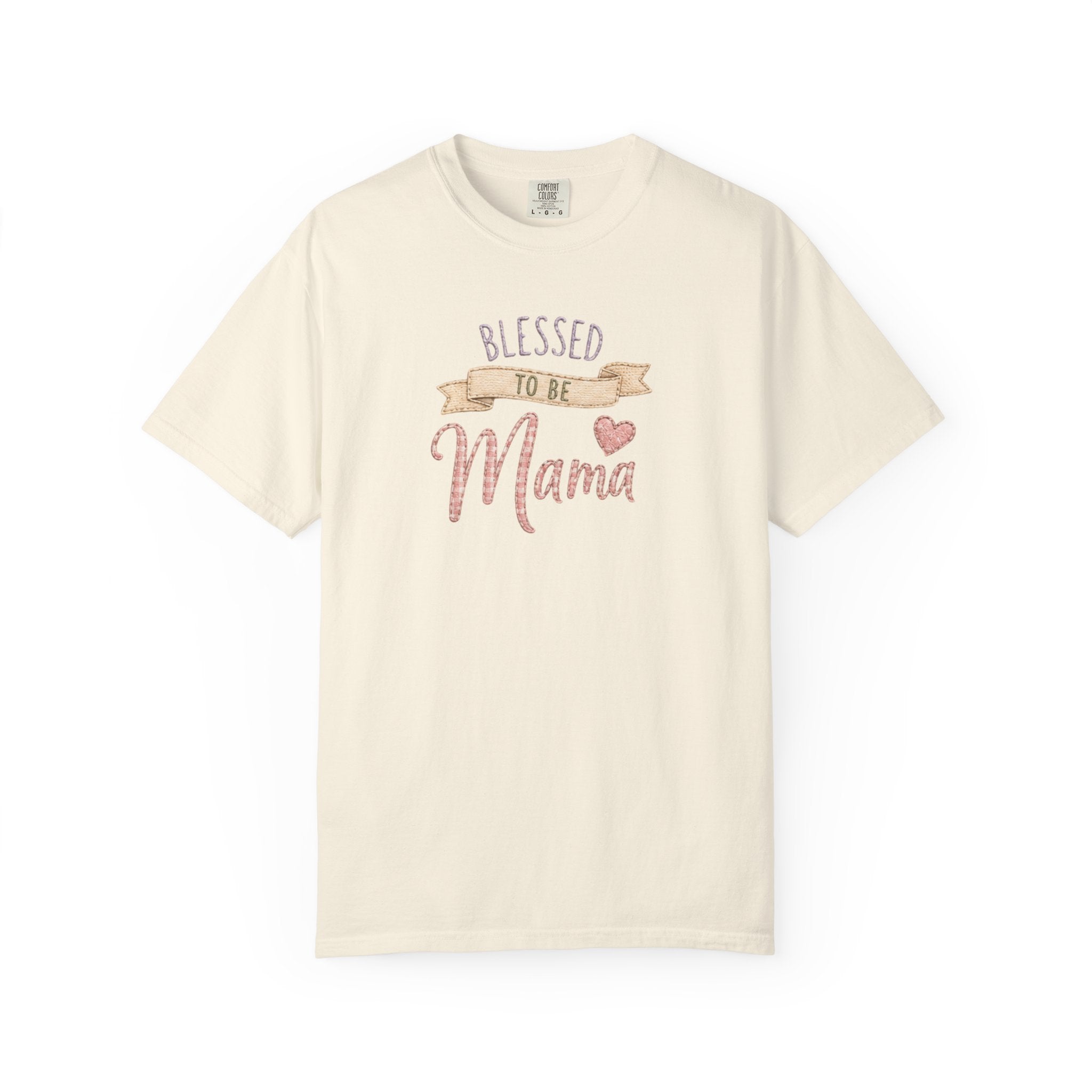 Blessed to Be Mama T-Shirt — Cute Mom Pregnancy Announcement Tee