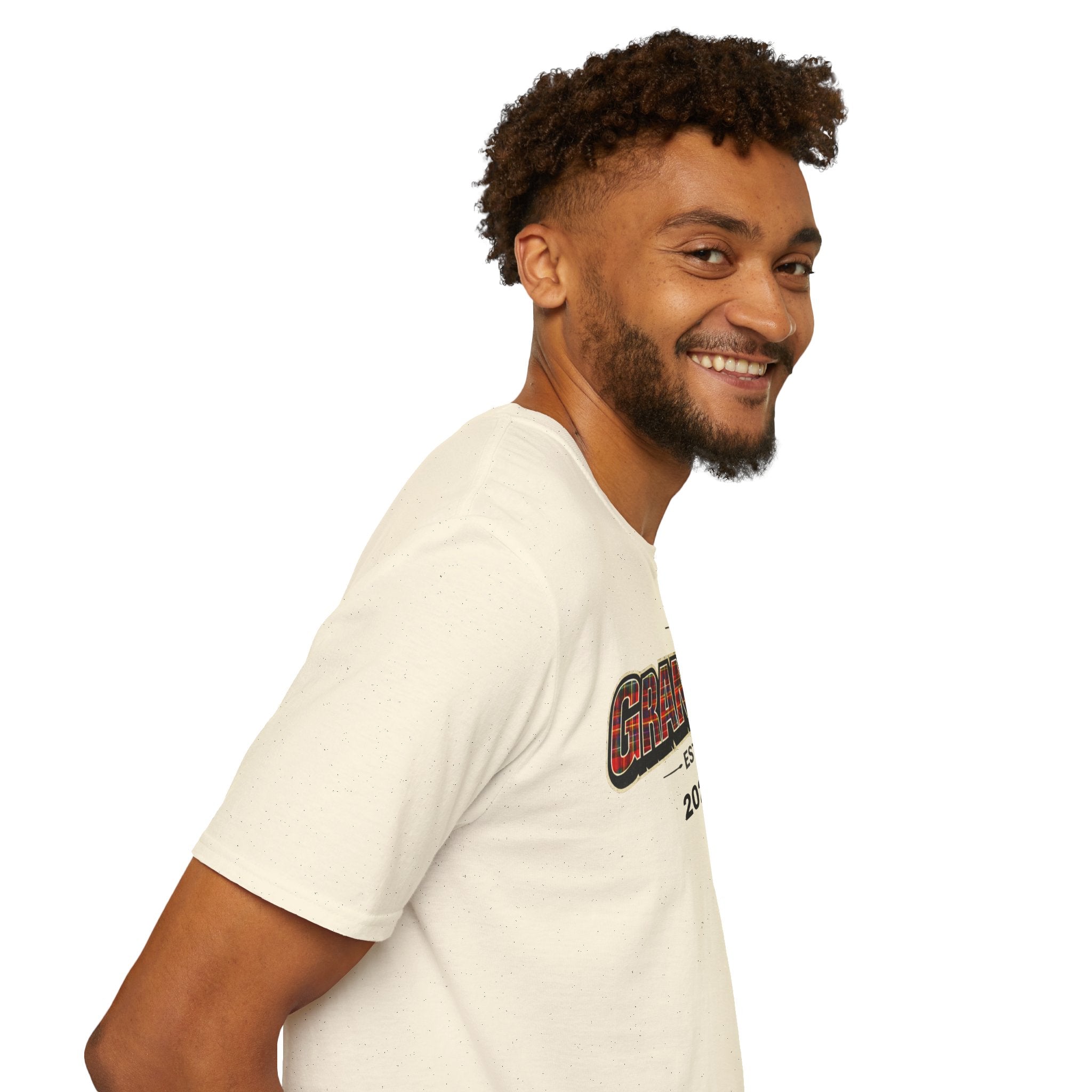 Grandad Est. 2026 T-Shirt — Plaid Grandpa Gift Tee