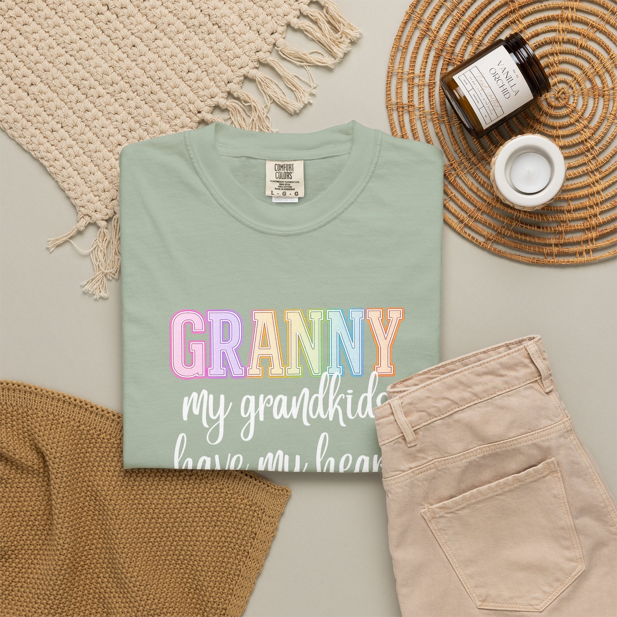 GRANNY My Grandkids Have My Heart Tee
