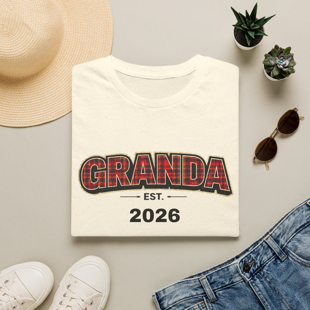 GRANPA Tartan Est- Personalised T-Shirt