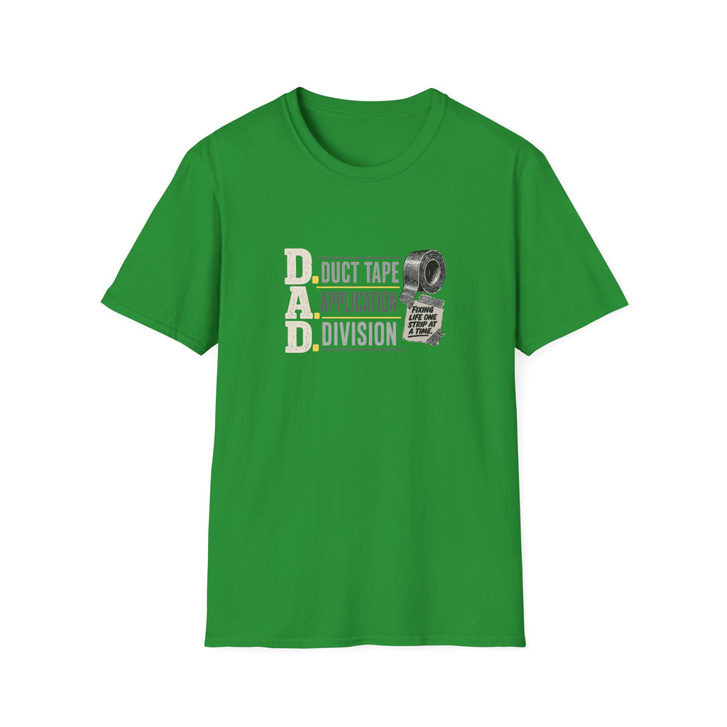 D.A.D. Duct Tape Application Division T-Shirt — Funny DIY Repair Tee