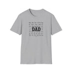 Dad Word Cloud T-Shirt — "You Had Me at Dad" Father's Day Gift