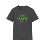 Super Papa Ireland Flag/Irish themed T-Shirt – Comic-Style Father’s Day Tee