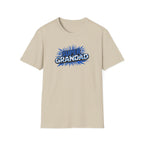 Super Grandad Scotland Flag/Scottish themed T-Shirt — Retro Comic Gift for Grandpa, Father’s Day & Birthday
