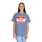 Glam-Ma Name Tag T-Shirt — "Hello My Name Is Glam-Ma (Obviously)" Graphic Tee