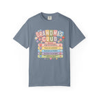 Grandma's Club T-Shirt — Cute Floral 'Grandma's Club' Rules Tee