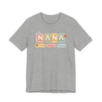 Nana Baby Blocks Tee — Personalized Grandmother Name Shirt