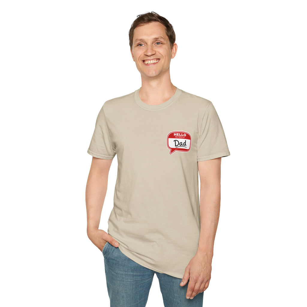 Hello Dad Speech Bubble T-Shirt — Father's Day Gift Tee