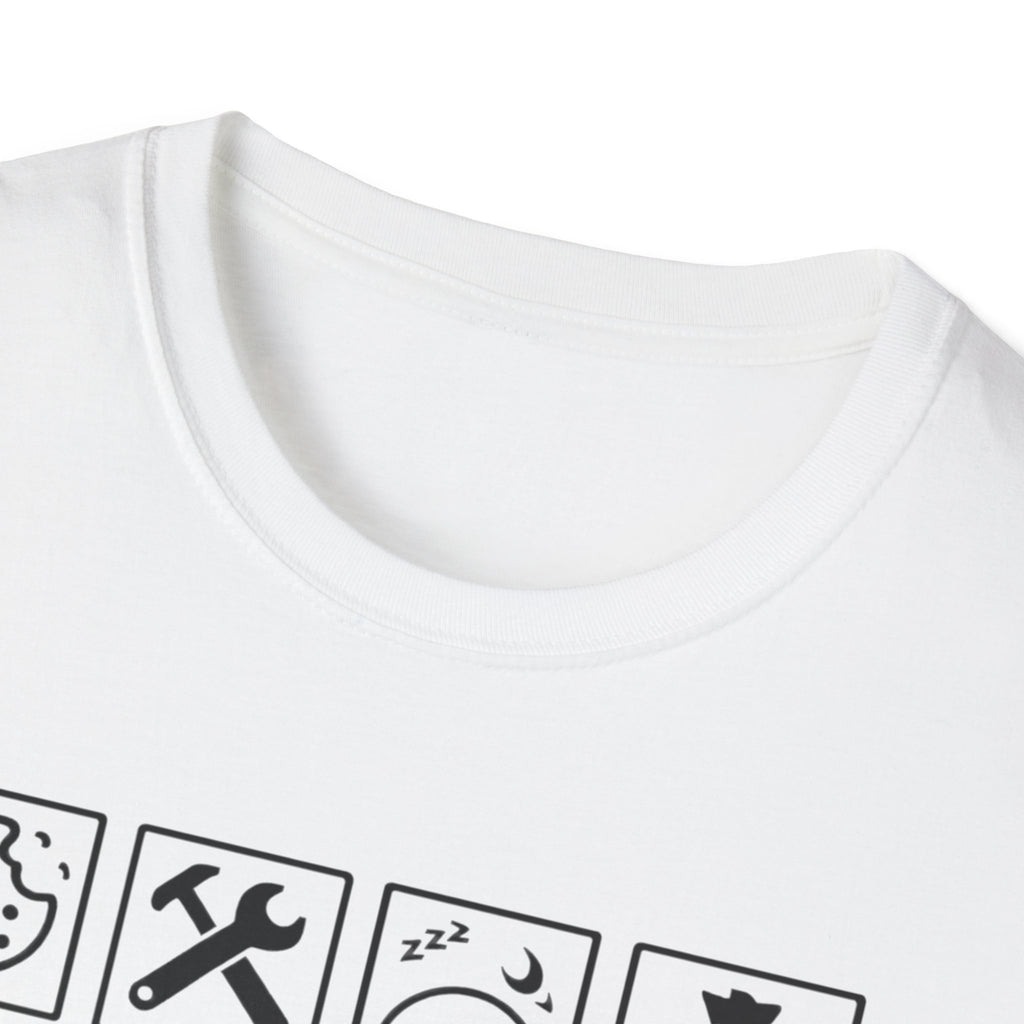 Papa Warning T-Shirt — Funny Grandpa Gift, 'Spoils Grandkids & Hands Out Biscuits' Tee