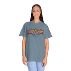 Grandma Floral Retro Tee — "Grandma: Grandkids Love Her a Little Teacup"