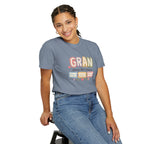 Gran Loves Her Crew T-Shirt — Personalized Grandma Family Names Tee