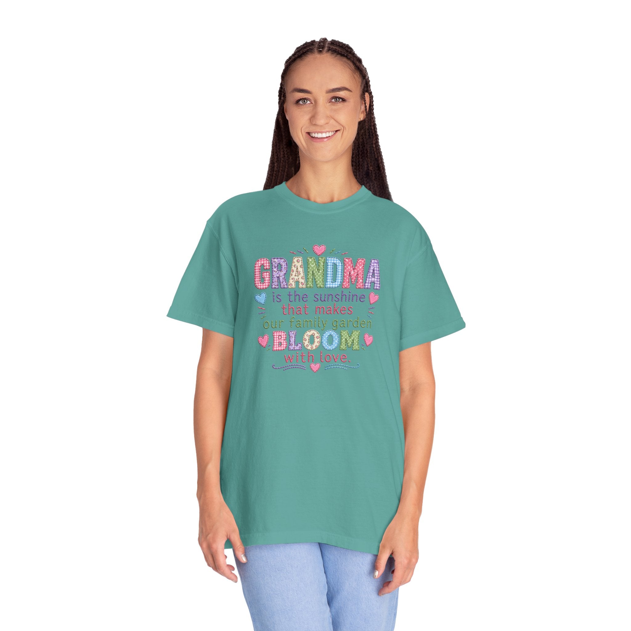 Grandma Is the Sunshine That Makes Our Family Garden Bloom T-Shirt