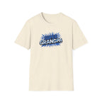 Super Grandpa Scotland Flag/Scottish themed T-Shirt — Retro Comic Father's Day Gift for Grandfathers