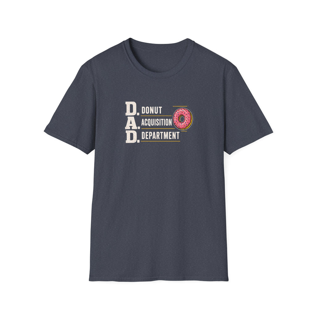 Donut Acquisition Department T-Shirt – D.A.D. Funny Dad Shirt for Donut Lovers