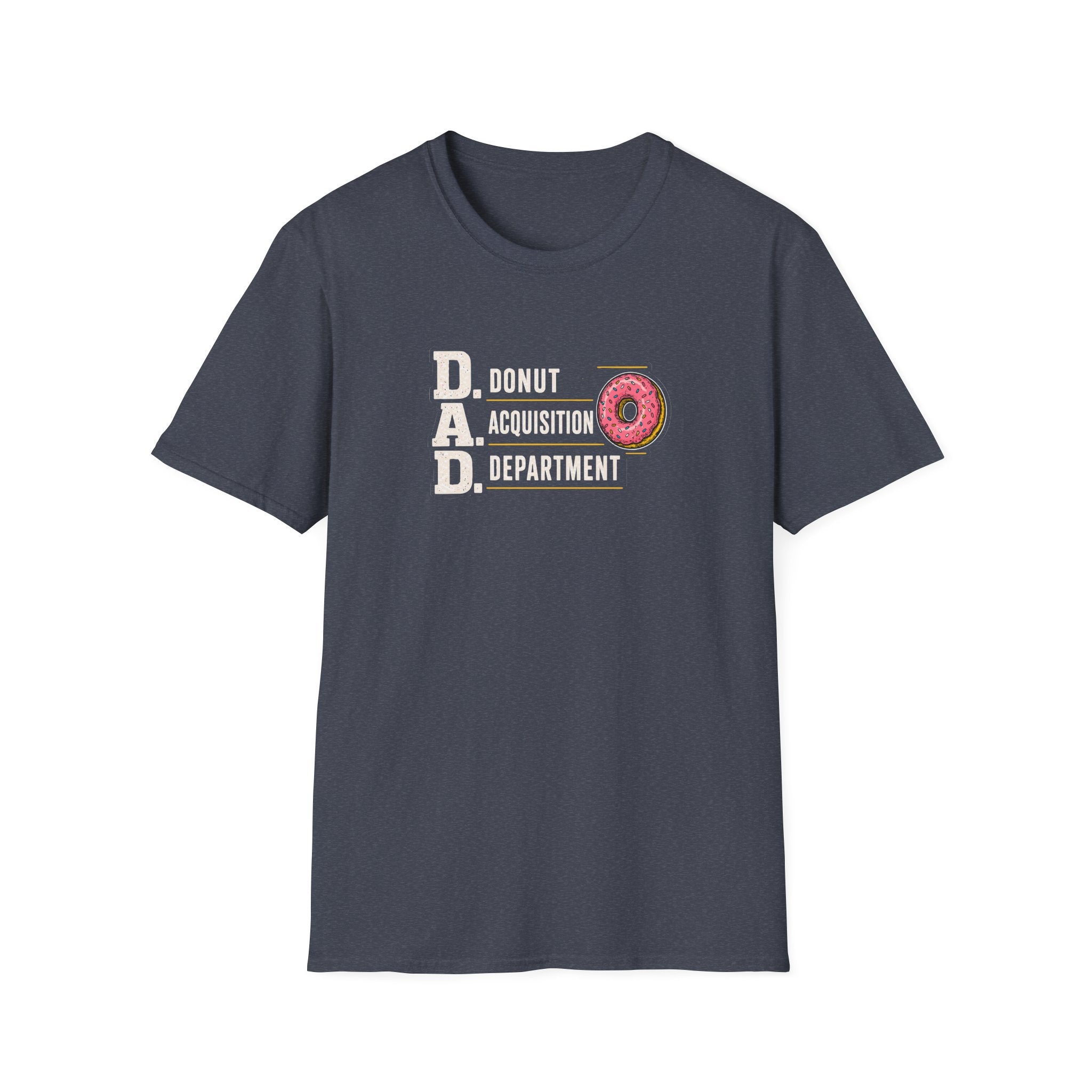 Donut Acquisition Department T-Shirt – D.A.D. Funny Dad Shirt for Donut Lovers