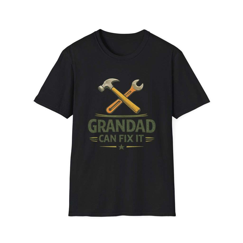Grandad Can Fix It T-Shirt — Vintage Tools Fathers Day Gift