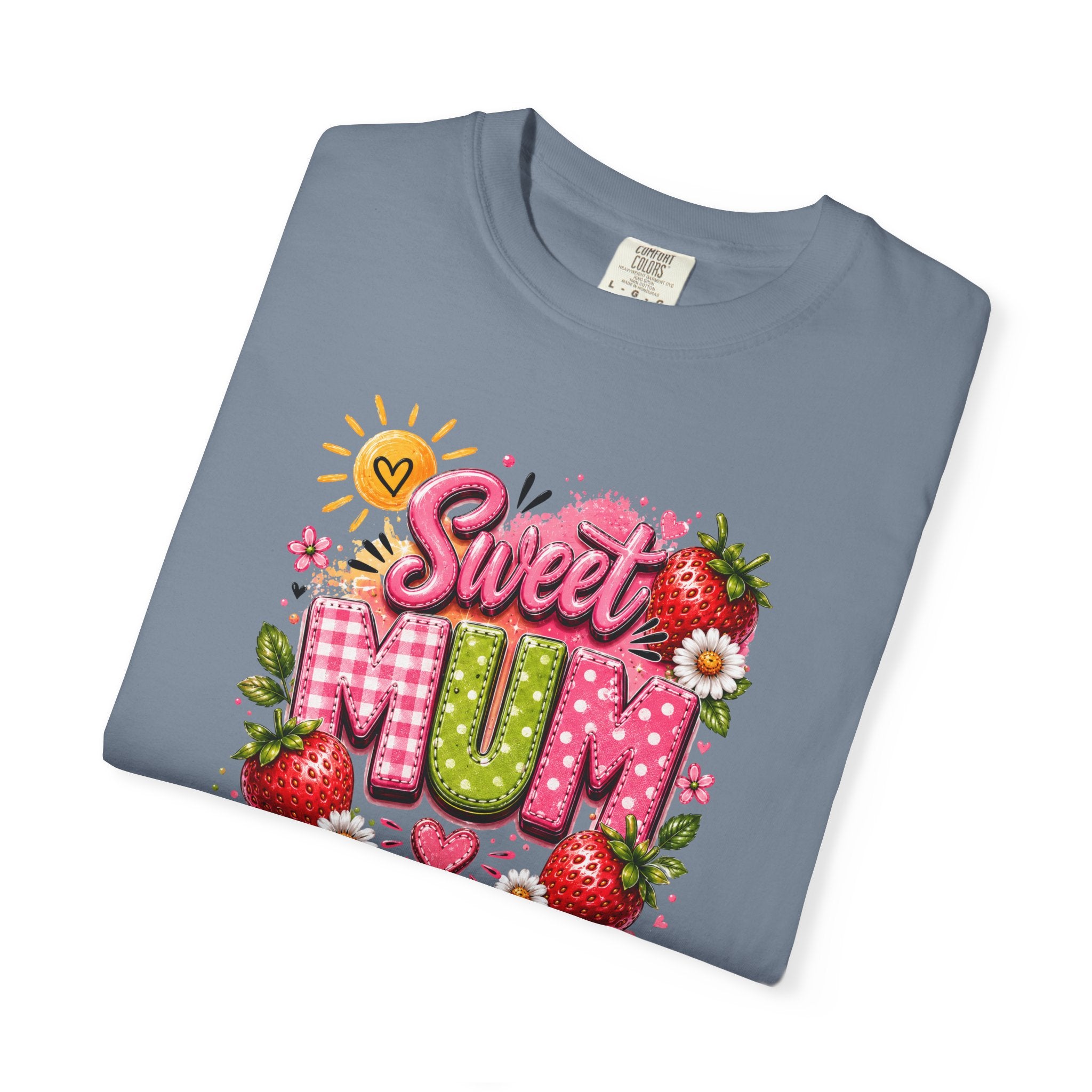 Sweet Mum T-Shirt — Floral Strawberry Mother's Day Tee