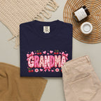 GRANDMA Floral Heart T-Shirt