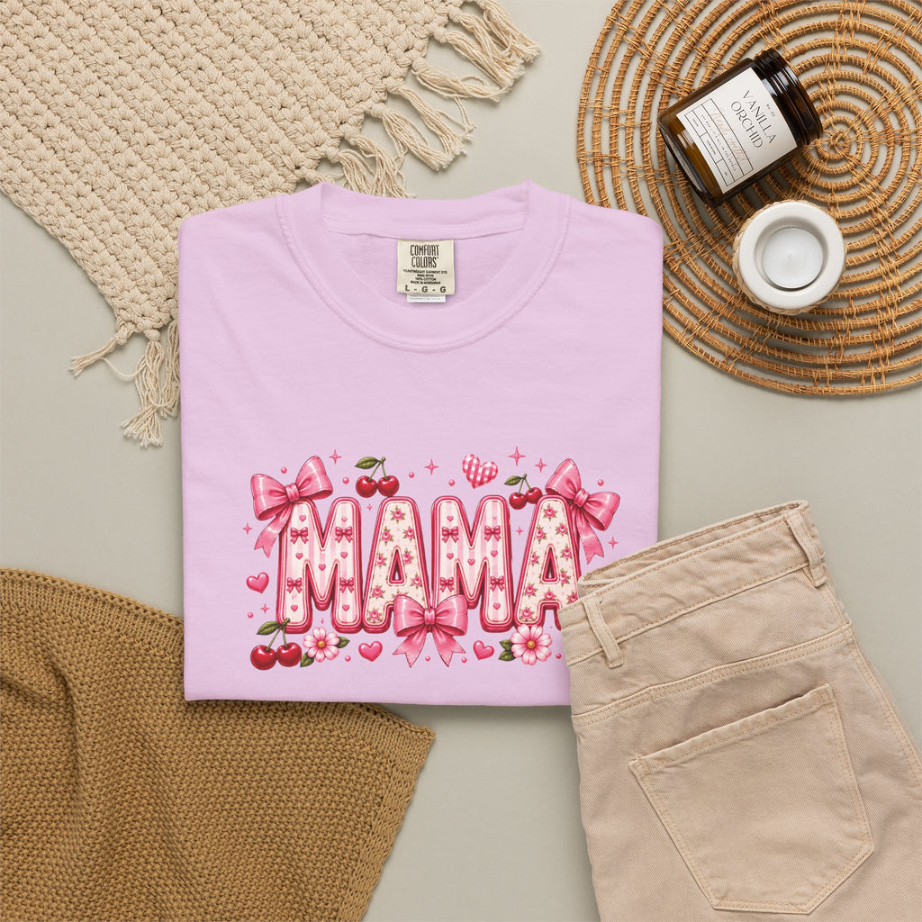 MAMA Floral Heart T-Shirt