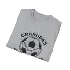 Grandpa's Little Football Buddies T-Shirt — Personalized Soccer Dad/Grandad Gift