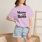 Mama is the Boss T-Shirt — Funny Mom Graphic Tee, Mother's Day Gift