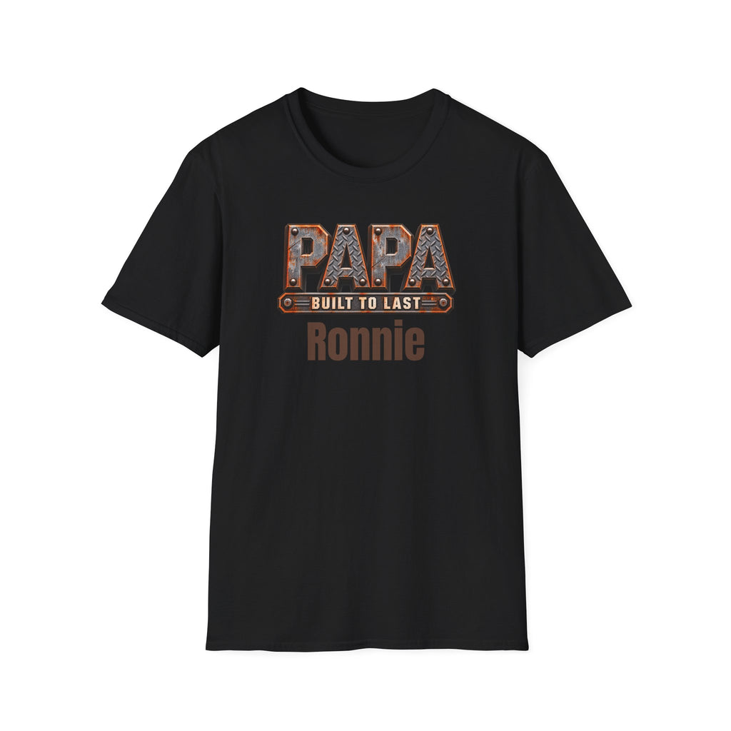 Papa "Built to Last" T-Shirt — Personalise