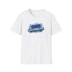Super Grandpa Scotland Flag/Scottish themed T-Shirt — Retro Comic Father's Day Gift for Grandfathers