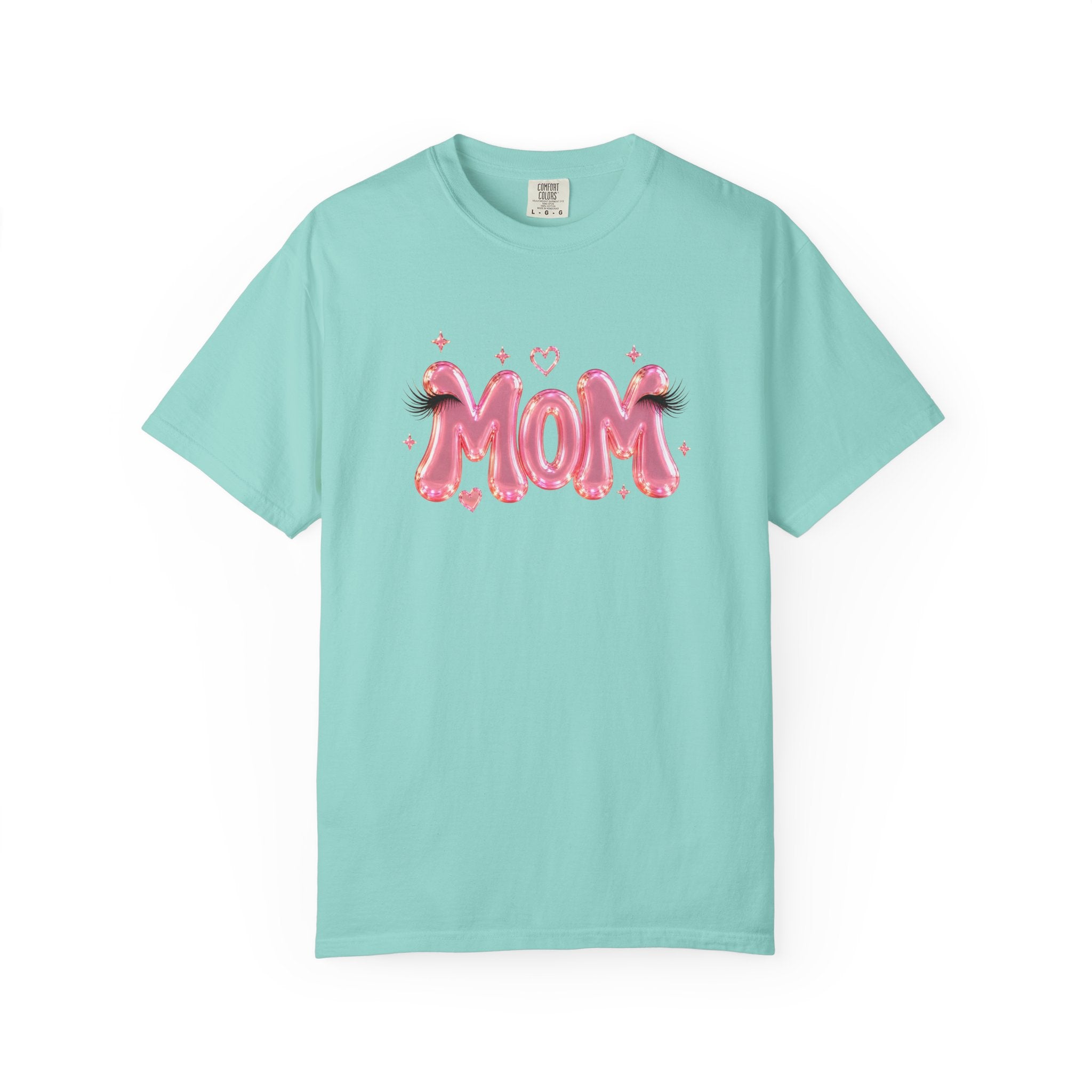 MOM Pink Balloon Eyelashes T-Shirt