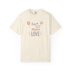 Less Sleep More Love T-Shirt – Pregnancy Announcment Cute Pink Balloon & Crown Graphic Tee