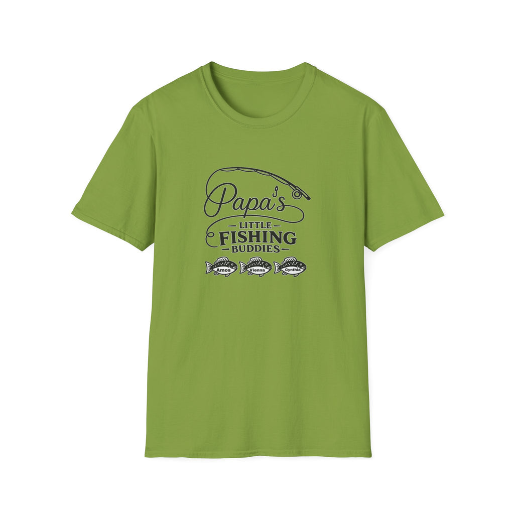 Papa's Little Fishing Buddies T-Shirt – Father-Child Fishing Tee