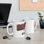 Dad Mug — "Daddy Est. 2026" Plaid Father’s Day Coffee Cup