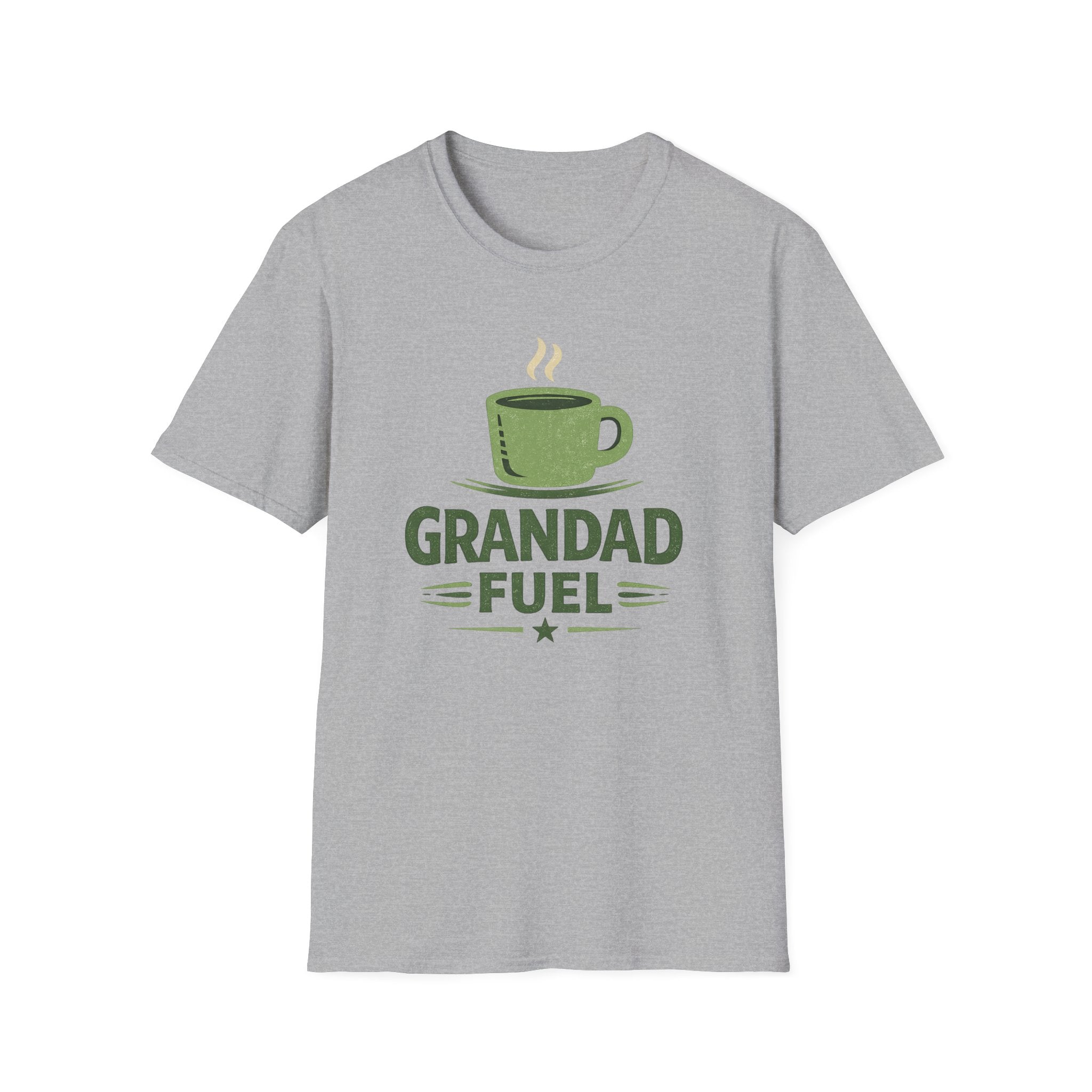 Grandad Fuel T-Shirt – Coffee Lover Grandpa Gift