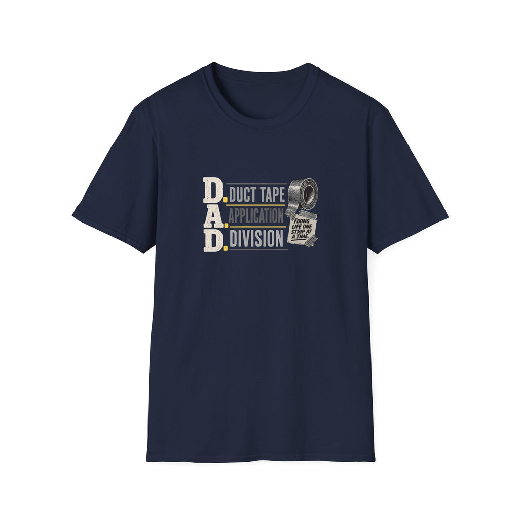 D.A.D. Duct Tape Application Division T-Shirt — Funny DIY Repair Tee