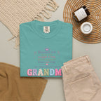 Grandma Floral Scripture T-Shirt — Blessed Are Those Who Are Pure in Heart