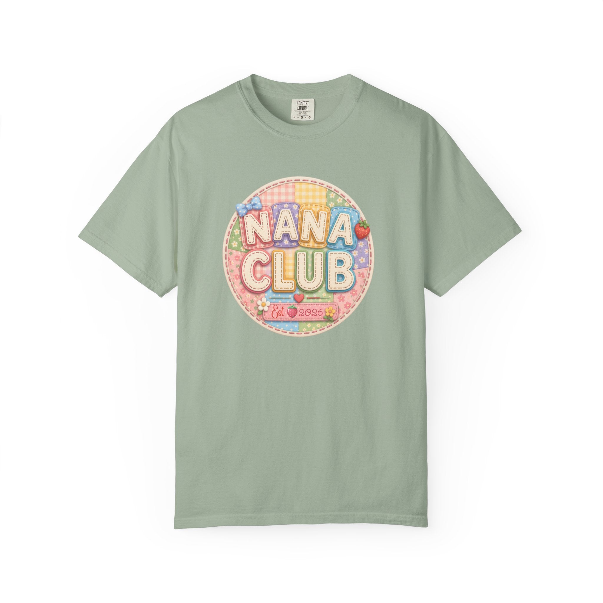 Nana Club T-Shirt — Retro Pastel Grandma Gift Tee