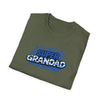Super Grandad Scotland Flag/Scottish themed T-Shirt — Retro Comic Gift for Grandpa, Father’s Day & Birthday