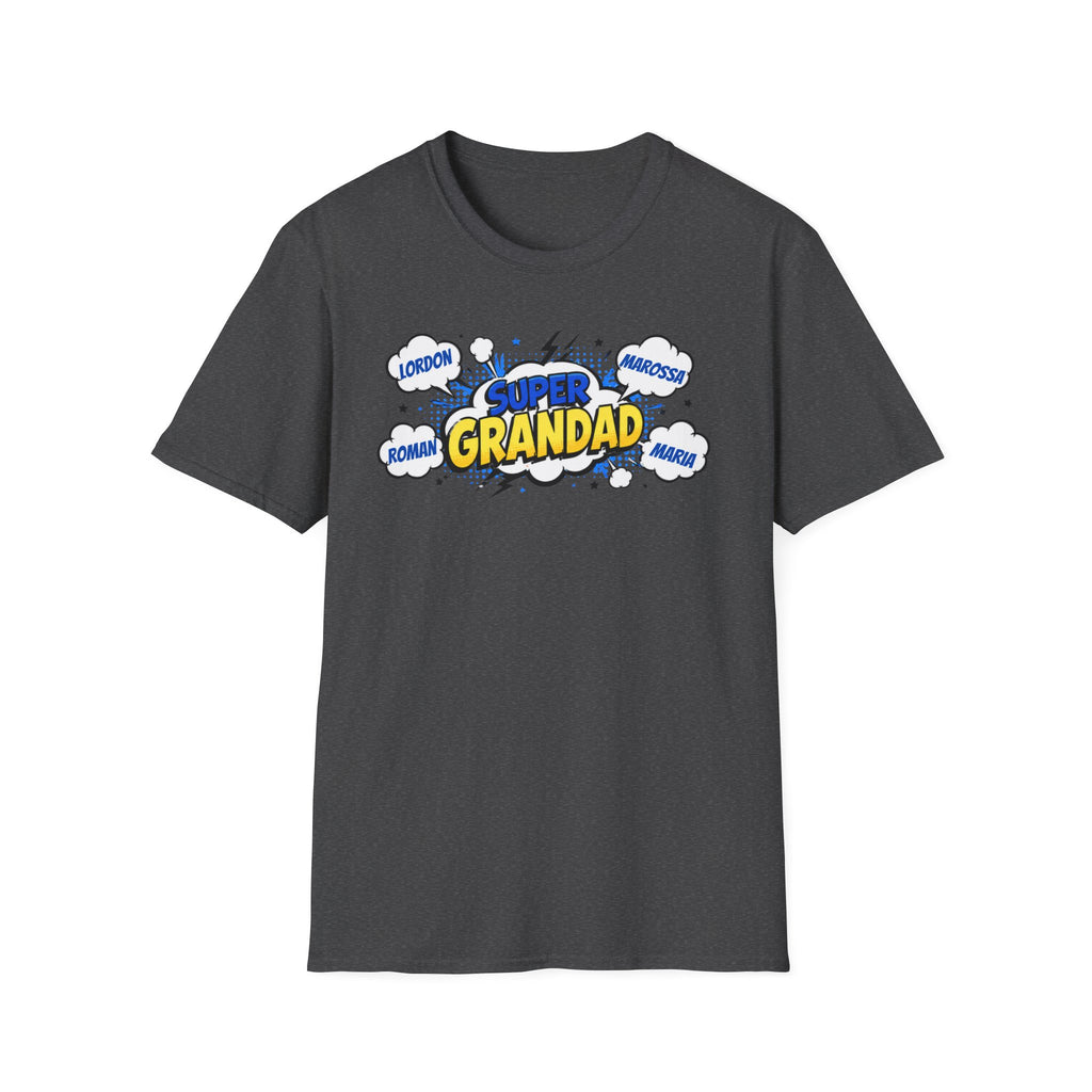 Super Grandad Comic-Style T-Shirt