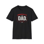 Promoted to Dad T-Shirt — New Dad Announcement Gift, Father’s Day Tee