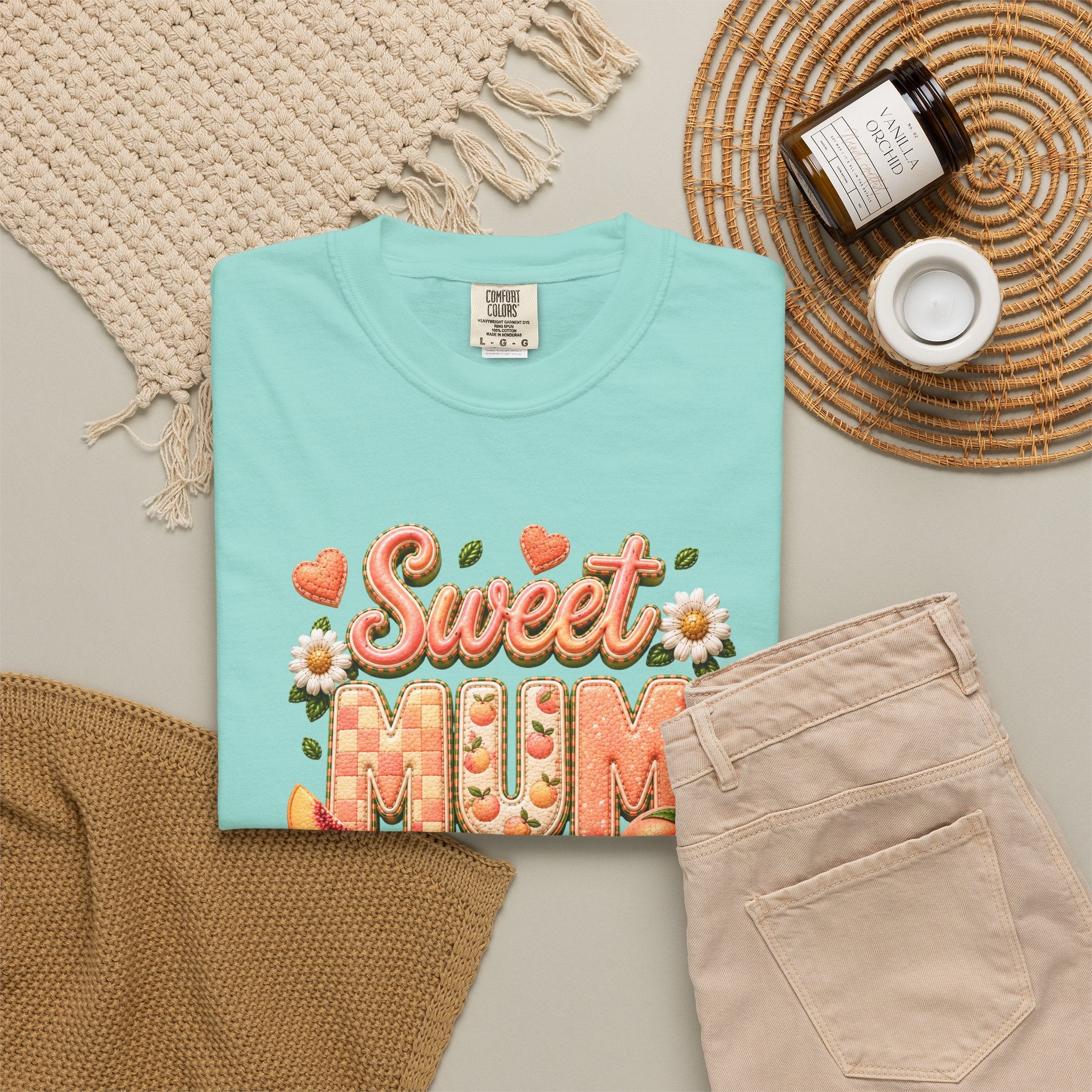 Sweet MUM Peach Tee