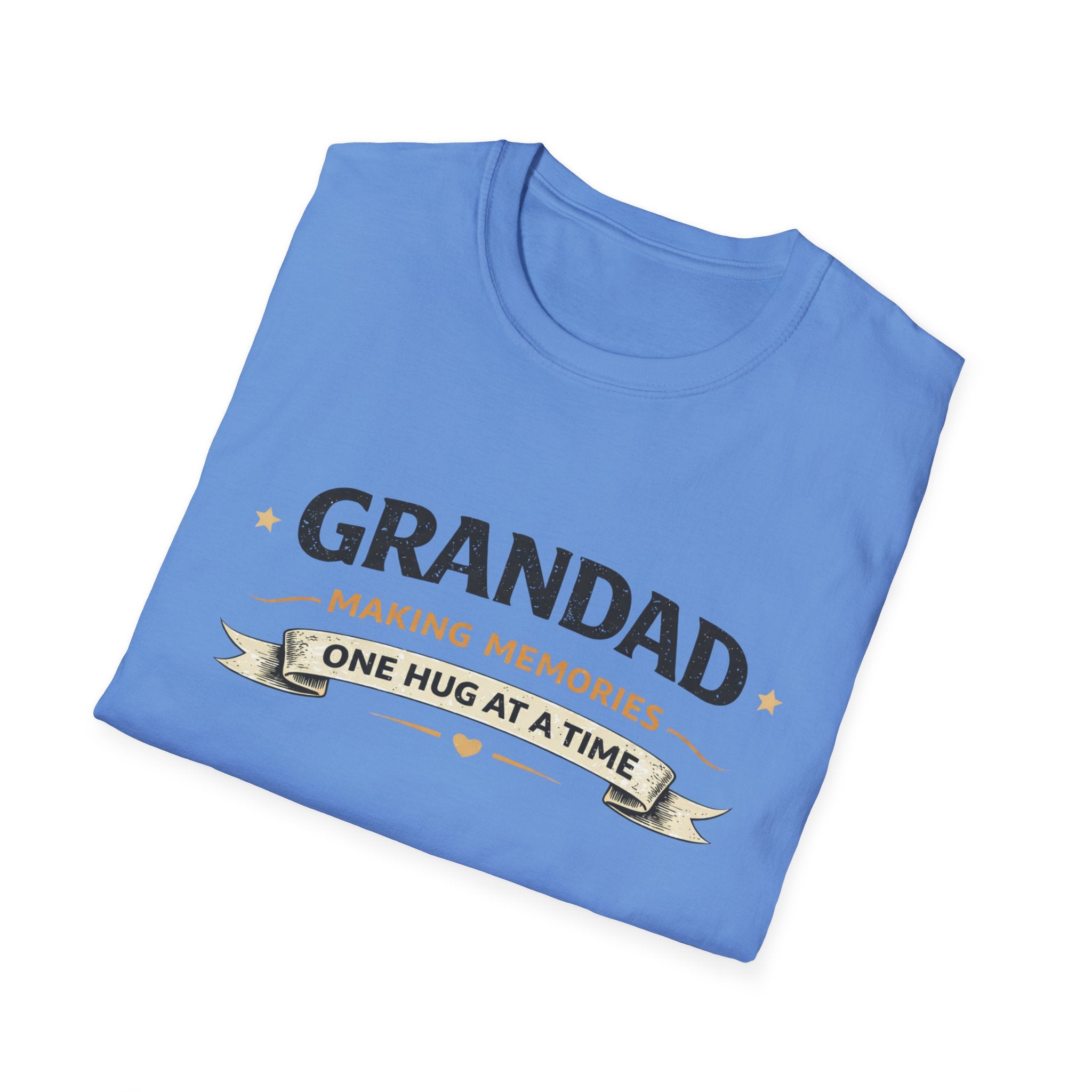 Grandad T-Shirt - "Making Memories One Hug at a Time" Grandpa Gift Tee