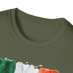 Made in Ireland T-Shirt — Watercolor Irish Flag Tee
