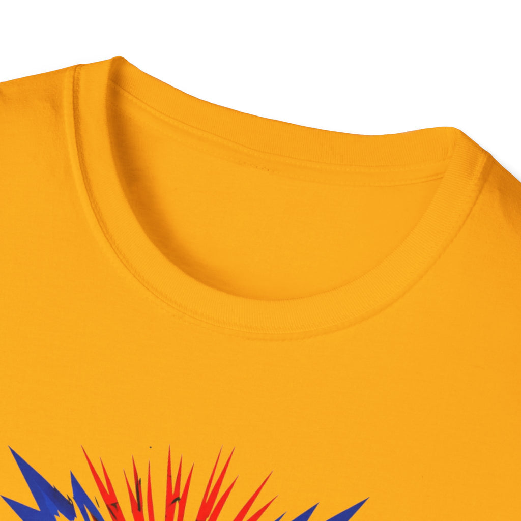T-Shirt — "Super Papa" Union Jack/England themed Retro Comic Dad Shirt (Father's Day Gift)