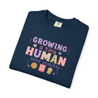 Growing a Tiny Human T-Shirt — "Growing a Tiny Human, Send Snacks" Maternity Tee