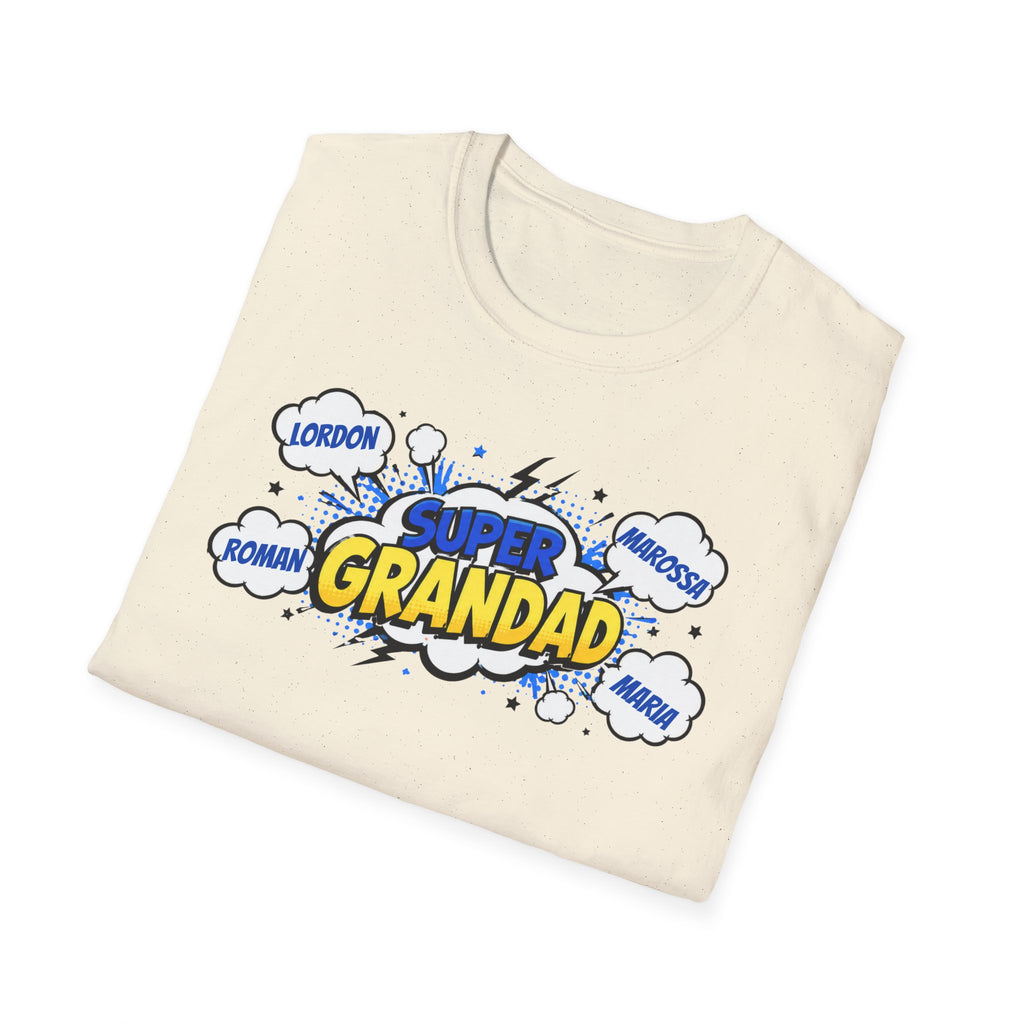 Super Grandad Comic-Style T-Shirt
