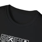 Papa Warning T-Shirt – ‘Spoils Grandkids’ Funny Grandpa Gift Tee