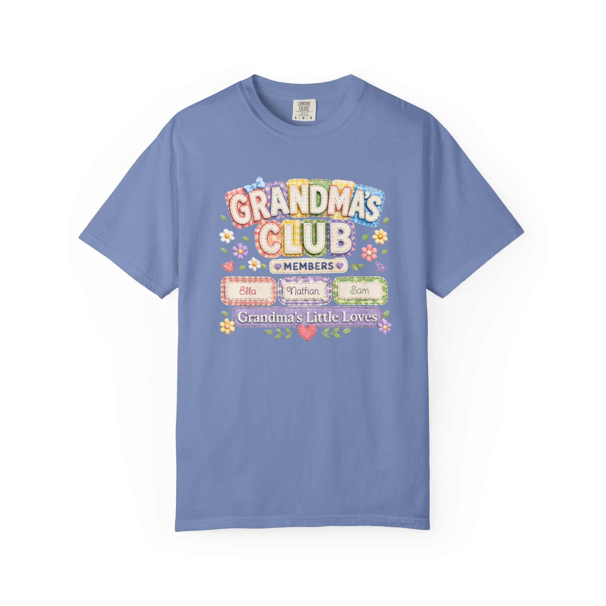 Grandmas Club T-Shirt — Grandma’s Little Loves Graphic Tee