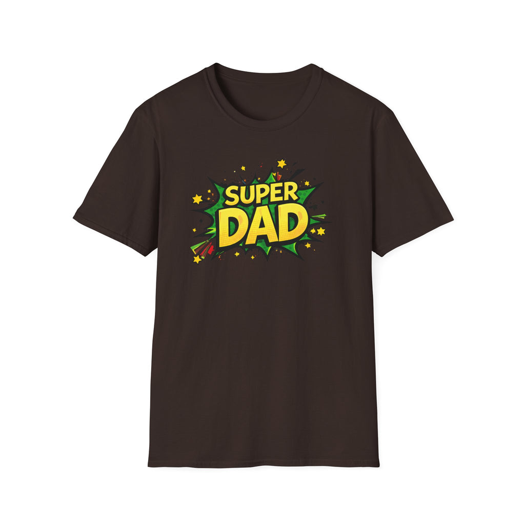 Super Dad Comic-Style T-Shirt — Father's Day Gift Tee