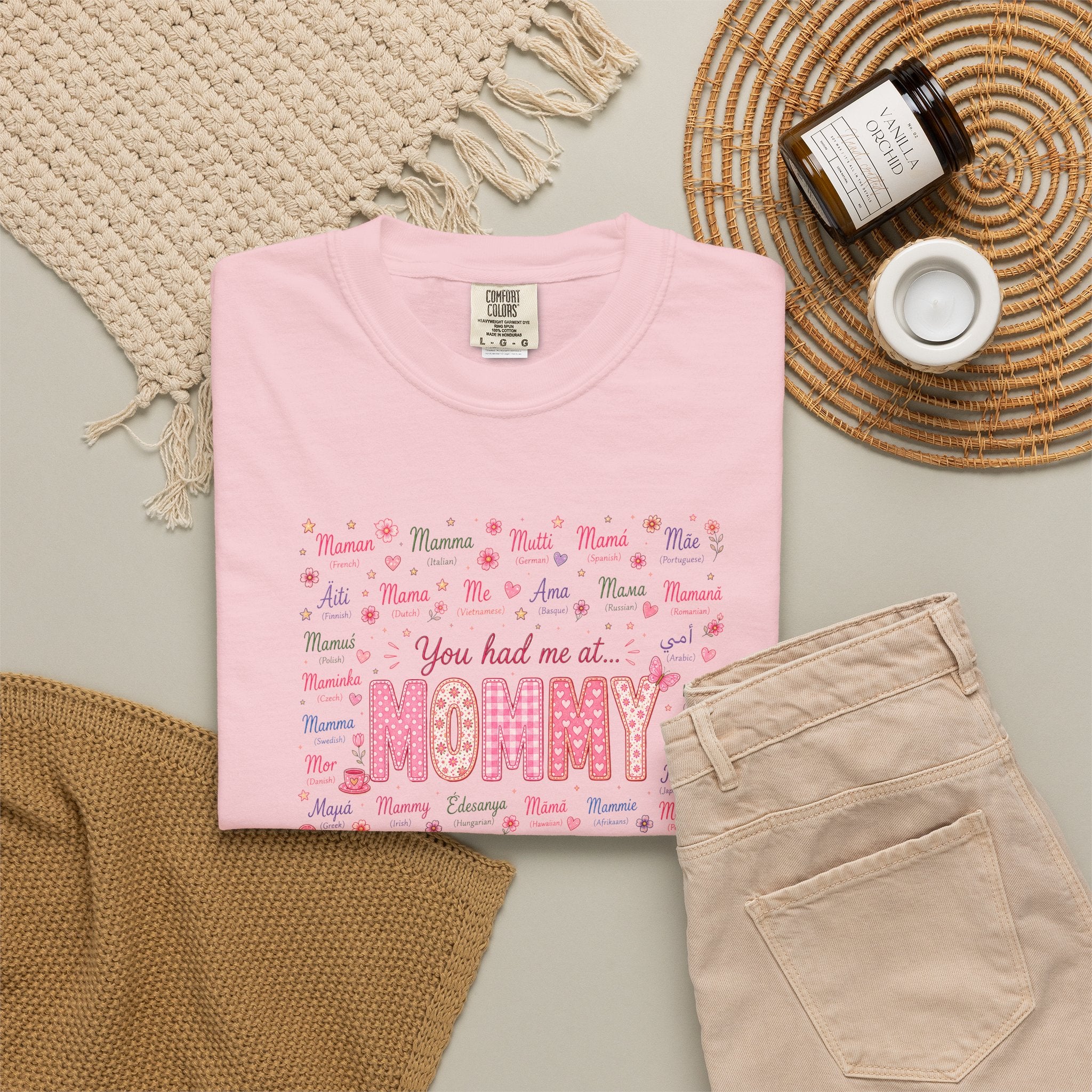"You Had Me at Mommy" T-Shirt — Cute Mom Baby Shower Graphic Tee